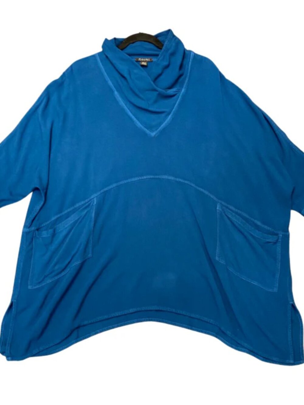 Dairi Cotton Blend Tunic Teal L/XL